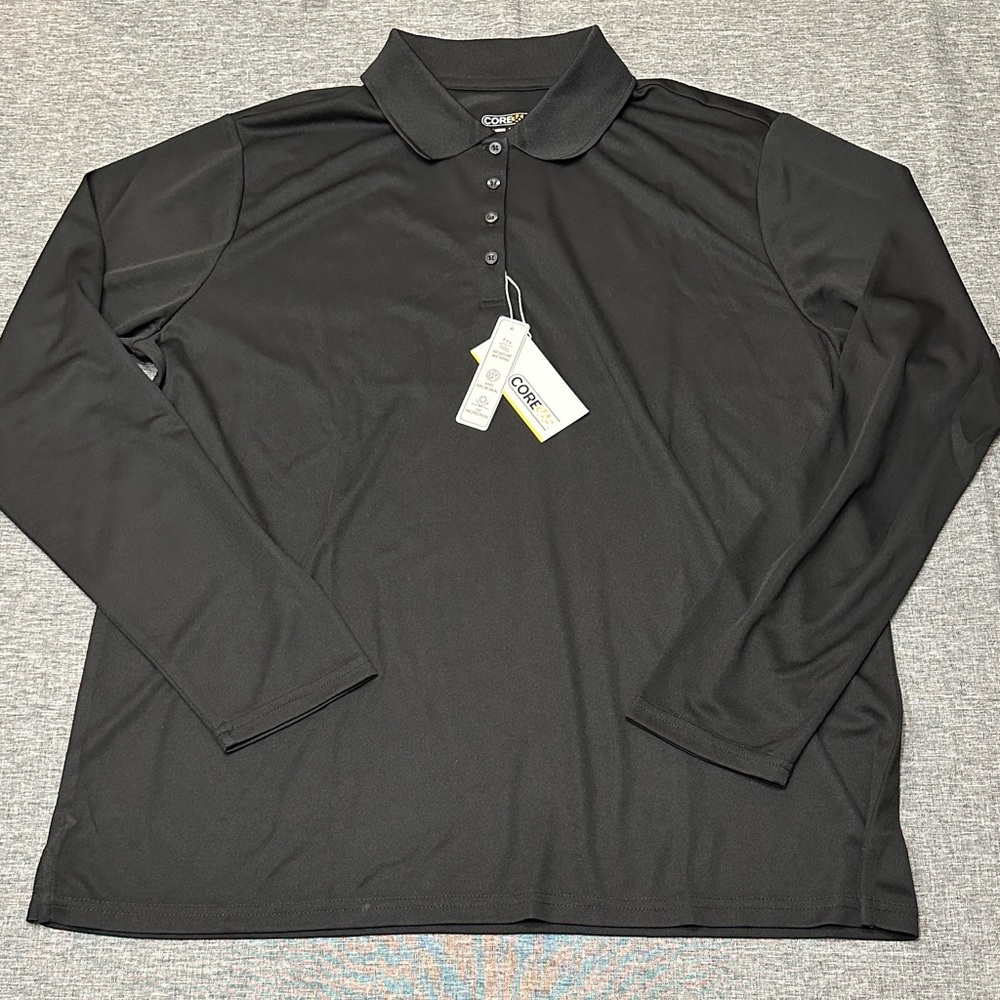 Core365 Long Sleeve Polo Shirt